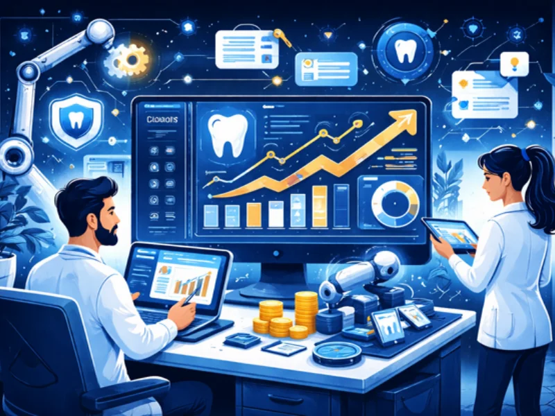 software odontológico com agenda digital e dashboard de gestão da clínica