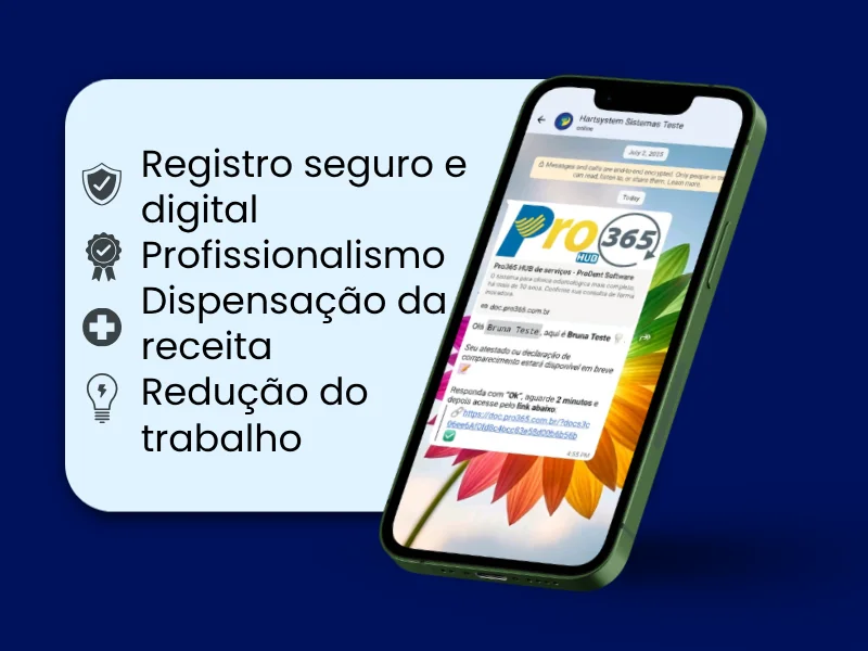 profissional utilizando assinatura eletrônica odontológica em software de gestão