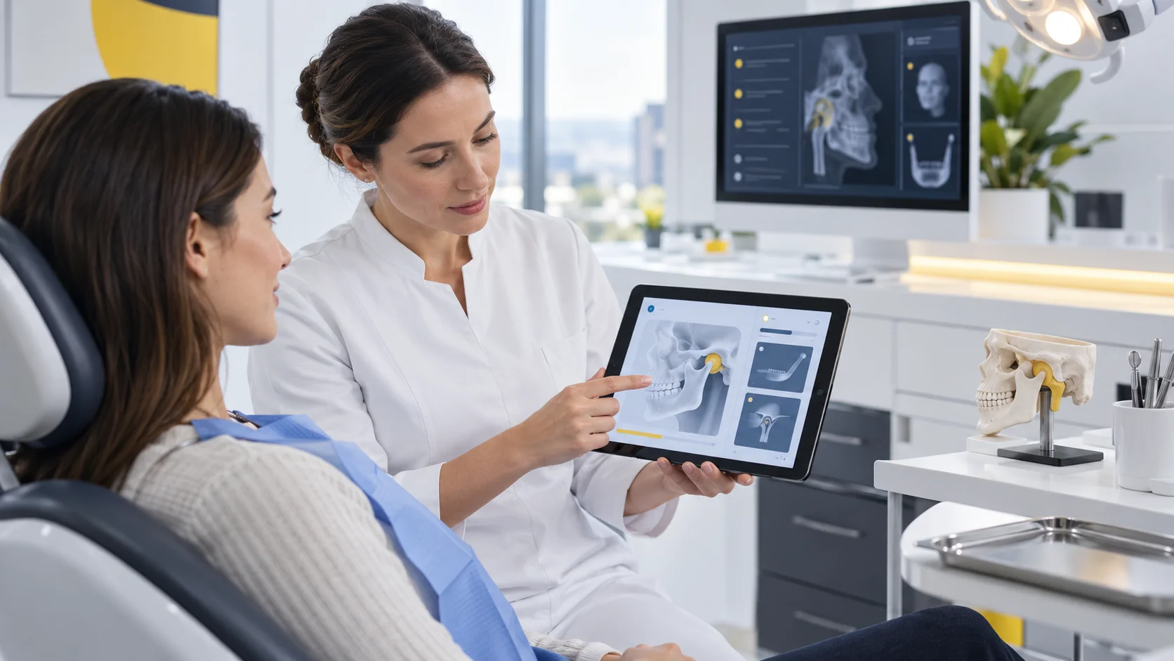 ficha de DTM no software odontológico