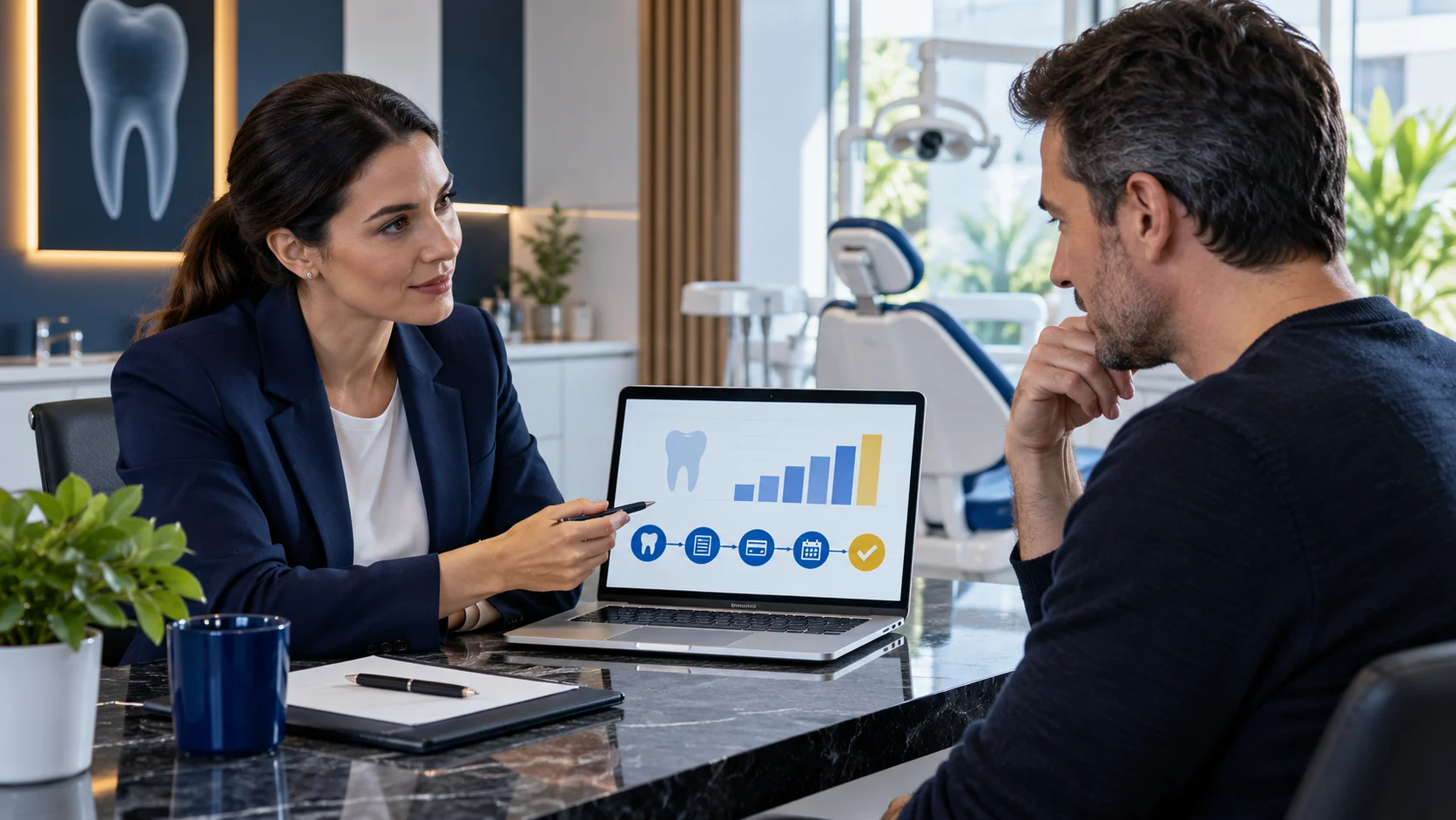 experiência financeira do paciente